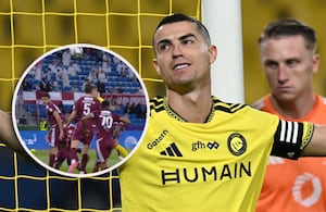 Cristiano Ronaldo marcó ante Al-Faisaly, pero su gol está bajo revisión