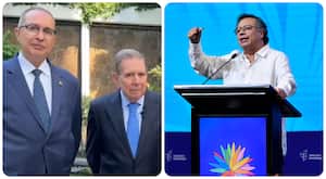 El diputado Richard Blanco junto a Edmundo González