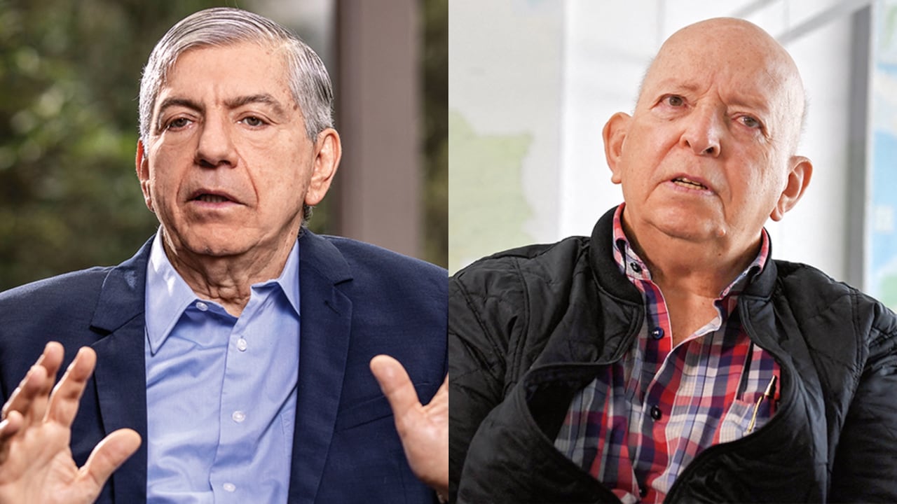 César Gaviria y Otty Patiño.