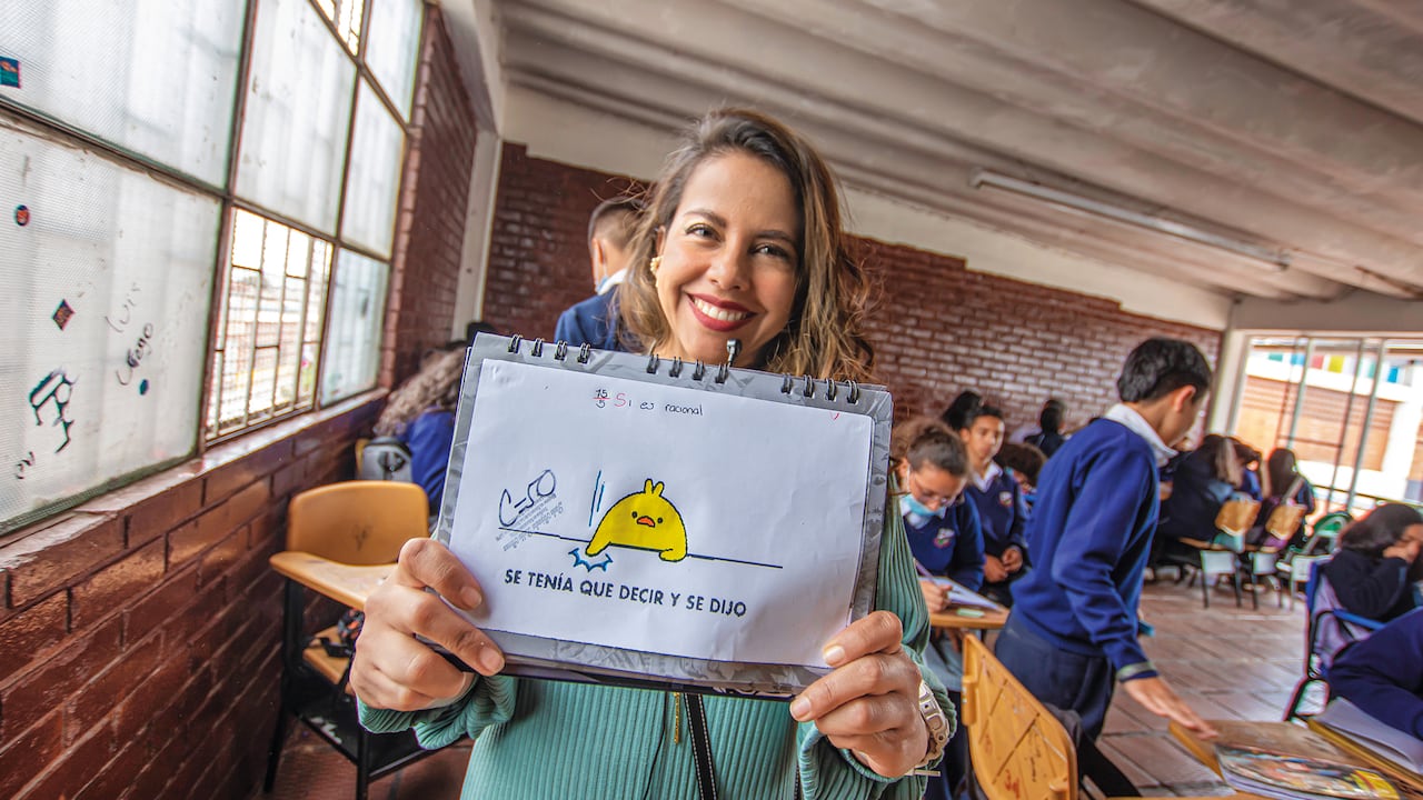 Paola Balda, magíster en docencia de las matemáticas y licenciada en matemáticas, ejerce como docente de la Institución Educativa General Santander en Soacha.