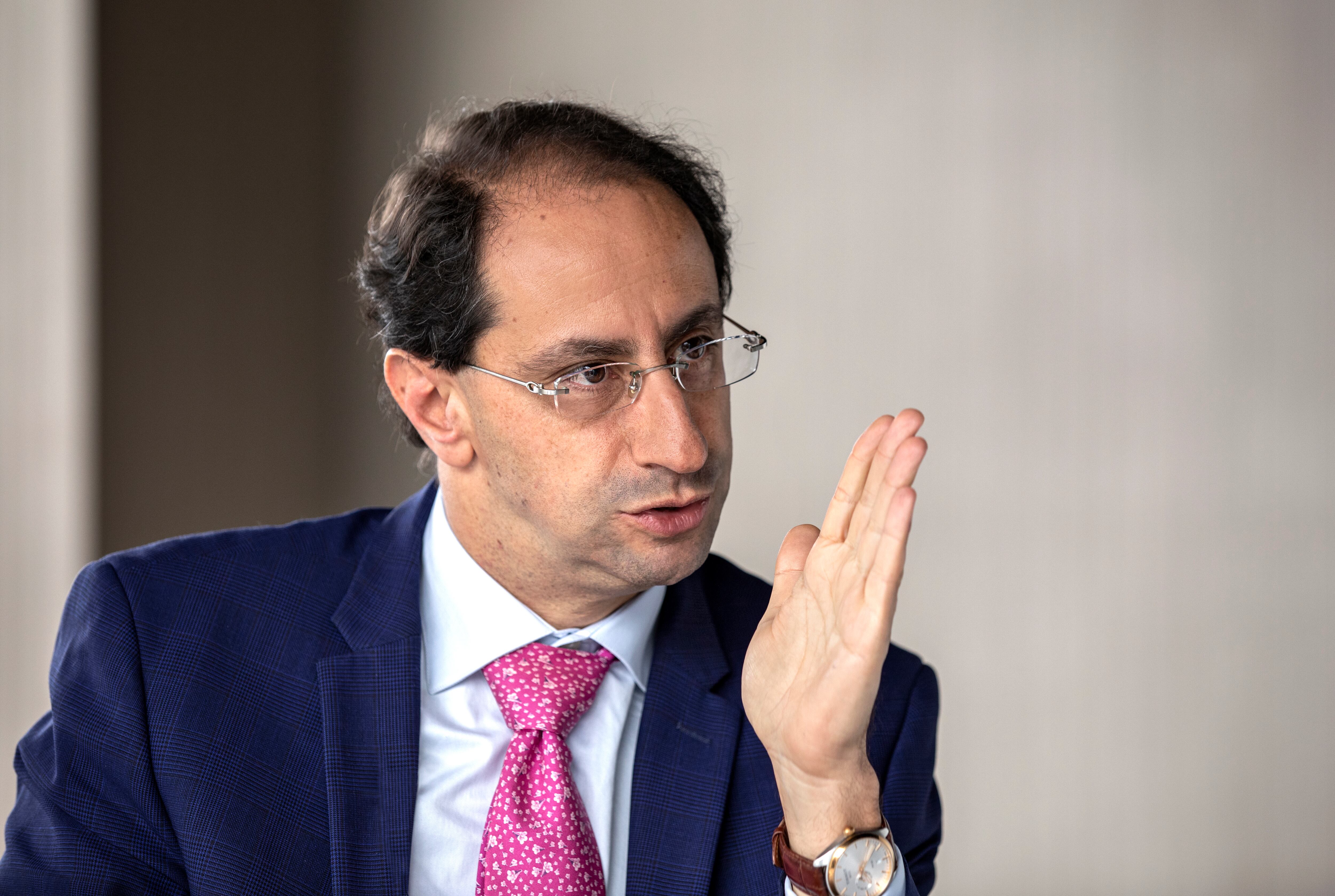 José Manuel Restrepo. Ministro de Hacienda.