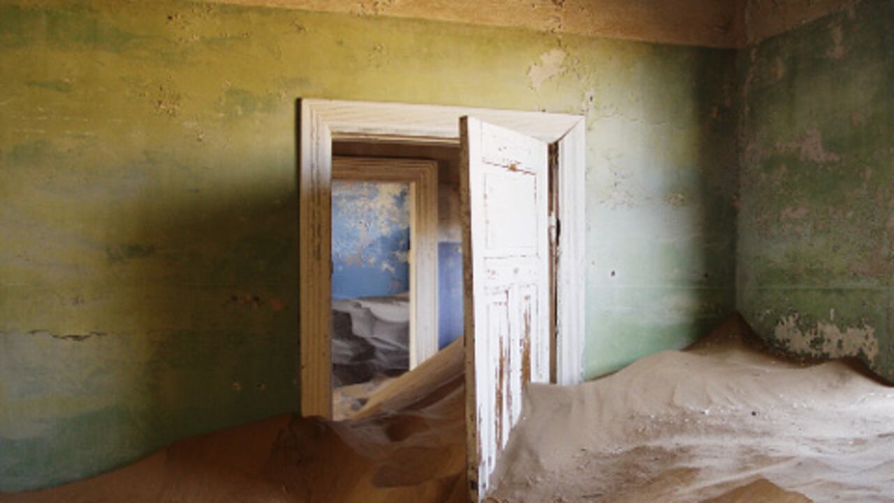 Kolmanskop (Alemania) fue abandonada a principios del siglo XX.