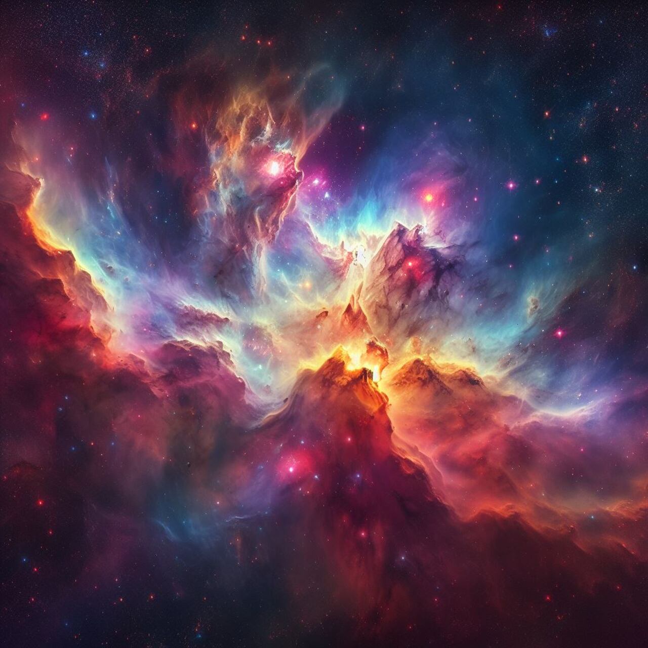 Imagen de referencia de la Nebulosa de Orión.