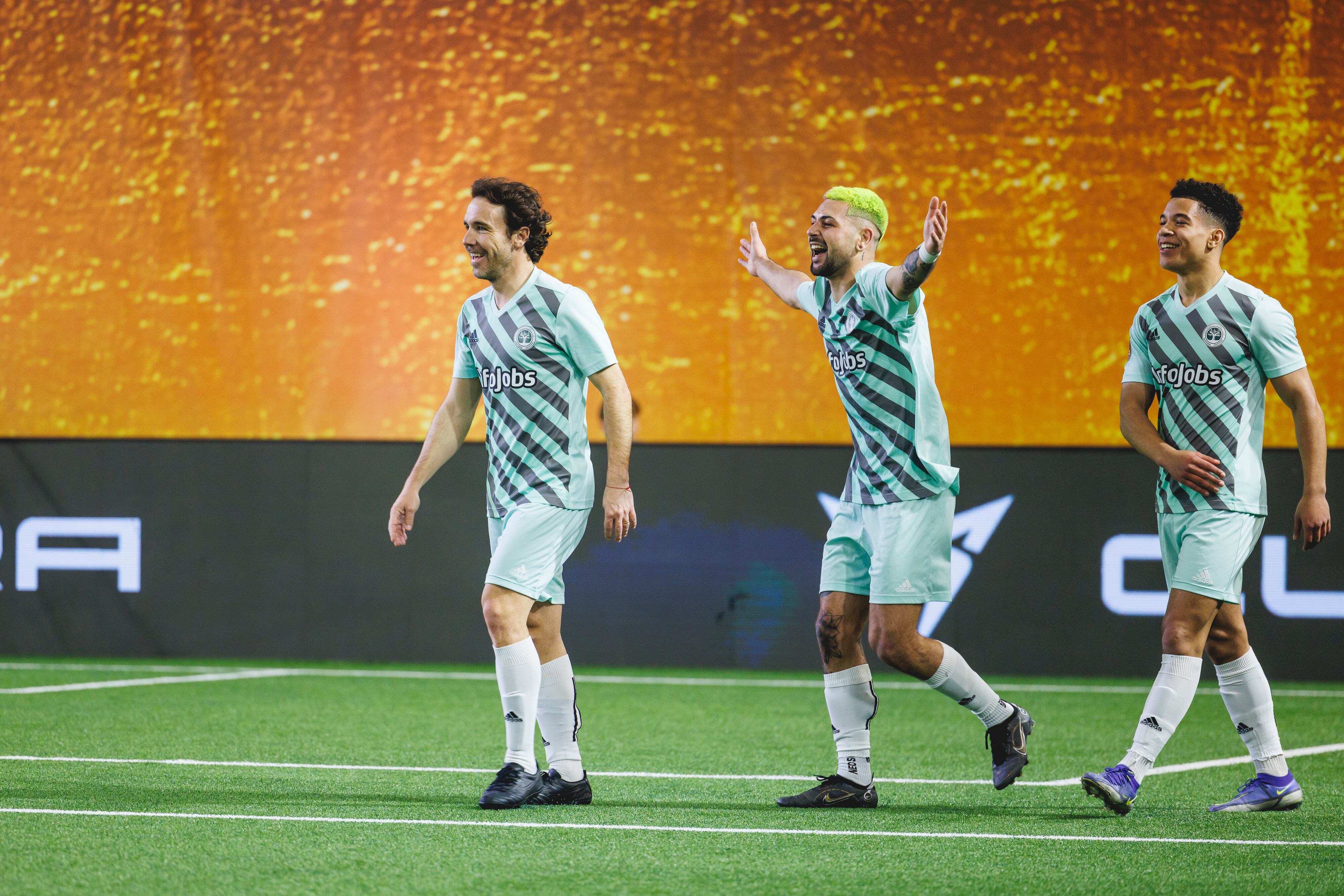 BARCELONA, SPAIN - FEBRUARY 26: Edgar Alvaro of Los Troncos Fc celebrates a goal during round 8  of the Kings League Tournament 2023 at CUPRA Arena Stadium on February 26, 2023 in Barcelona, Spain. (Photo by Xavi Torrent/Getty Images)