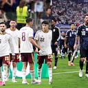Selección de España y Selección de Argentina.