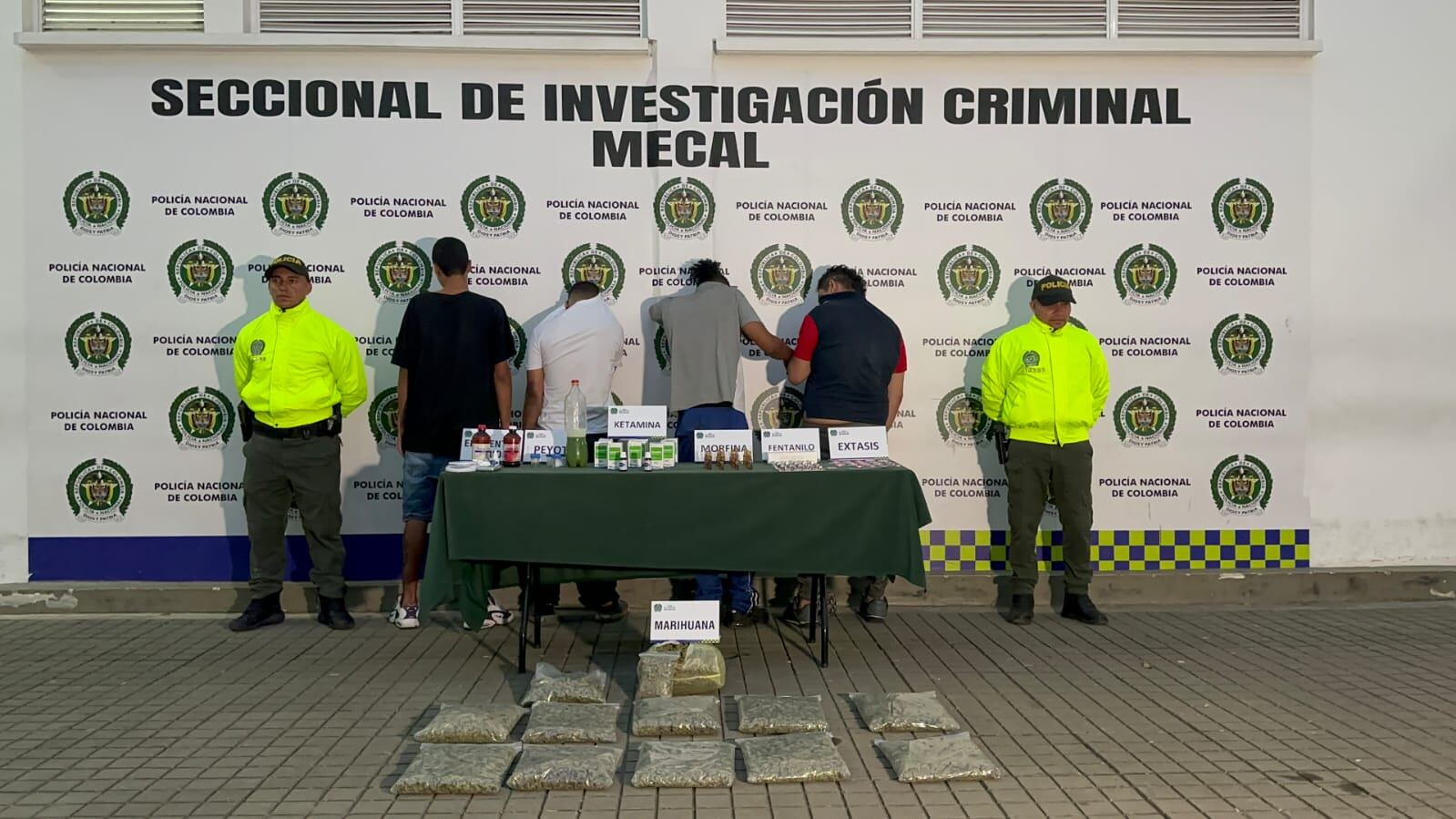 ‘Pikachú’, ‘Chará’, ‘Gordo’ y ‘Flaco’ tenían repleta de droga  la ‘Calle del Sabor’ en Cali