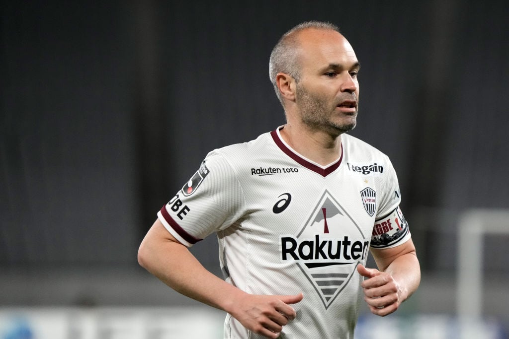 Andrés Iniesta, exjugador del Vissel Kobe de Japón.
