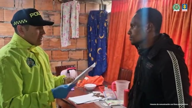 Carlos Eduardo Caro Herrera capturado por el homicidio de un carpintero en Sibaté, Cundinamarca.