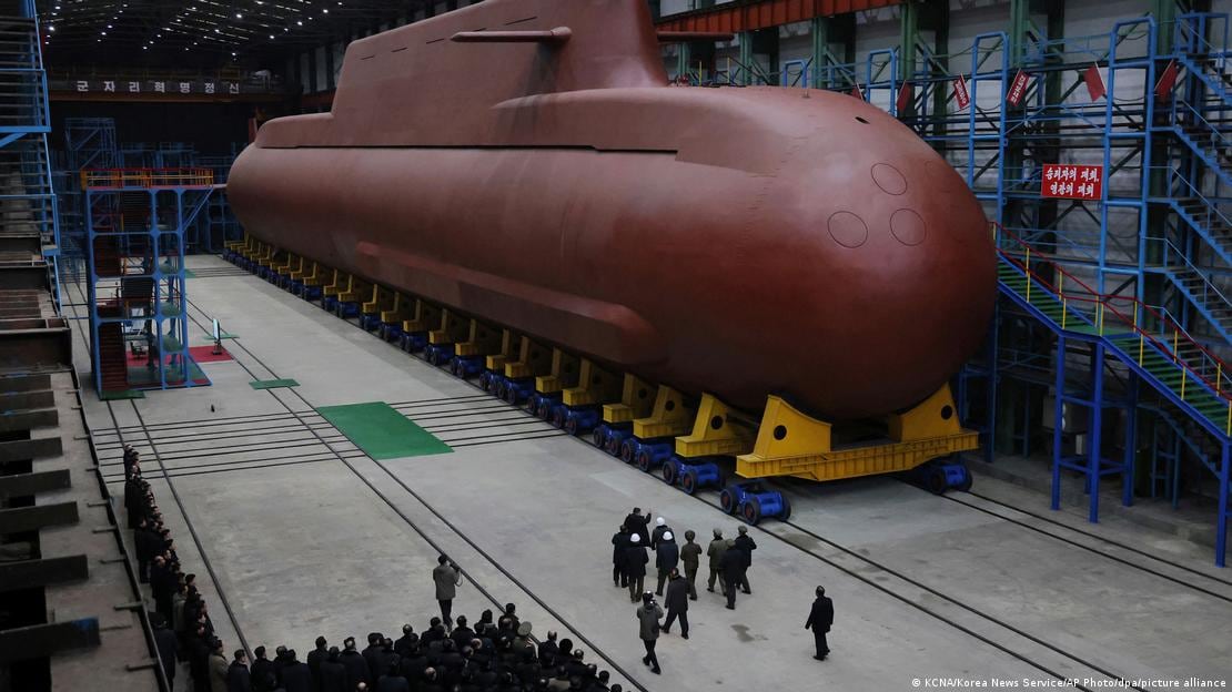 Corea del Norte parece haber conseguido avances en la construcción de un submarino nuclear.