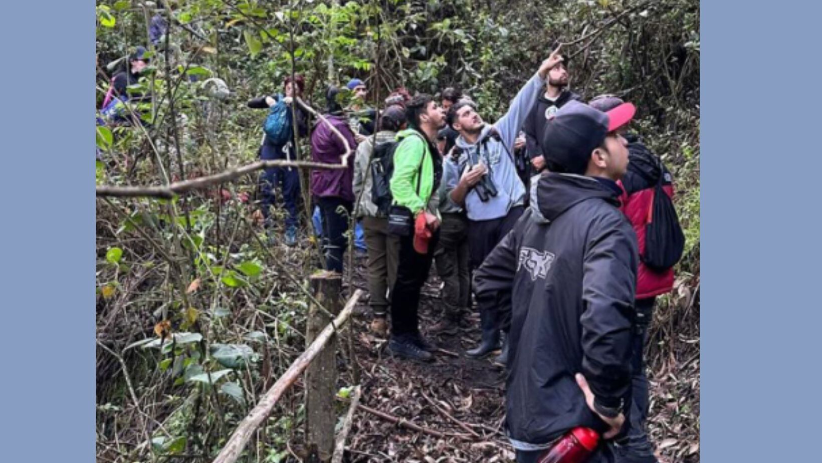 Las visitas guiadas permiten tener un mayor contacto con la naturaleza y el paisaje de Cota