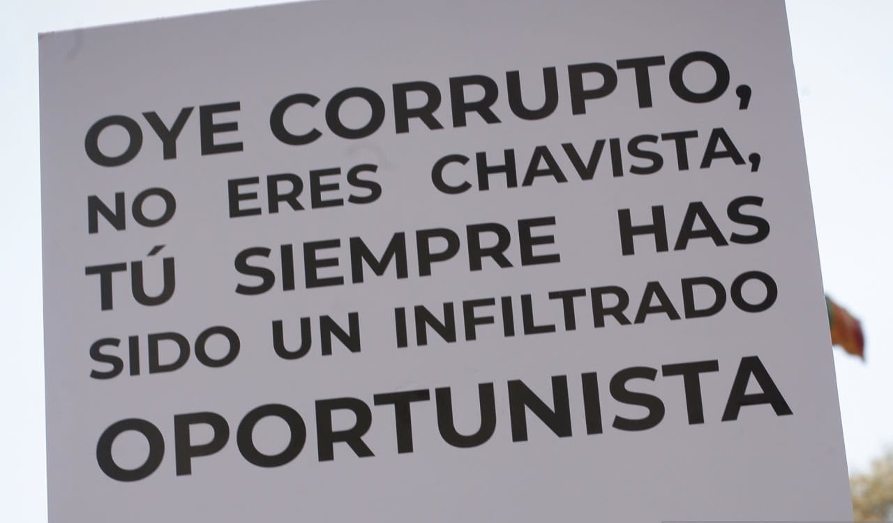 La supuesta lucha contra la corrupción que lidera Nicolás Maduro hizo que sus adeptos salieran a la calle a apoyarlo