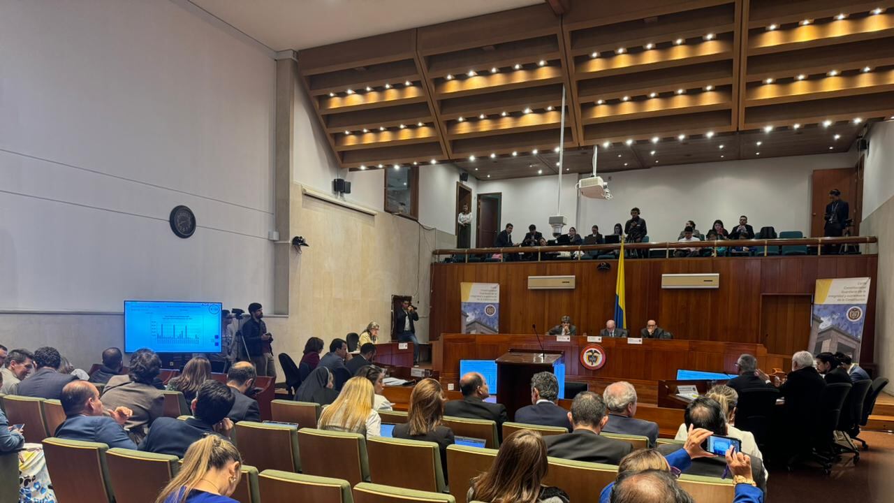La sesión de la Corte Constitucional para revisar el pago de la UPC.