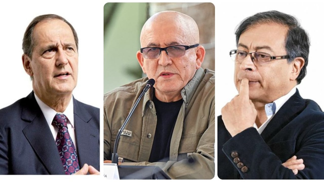 Juan Camilo Restrepo, Antonio García y Gustavo Petro.