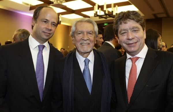 Francisco Lloreda, Pedro Gómez y Bruce MacMaster.