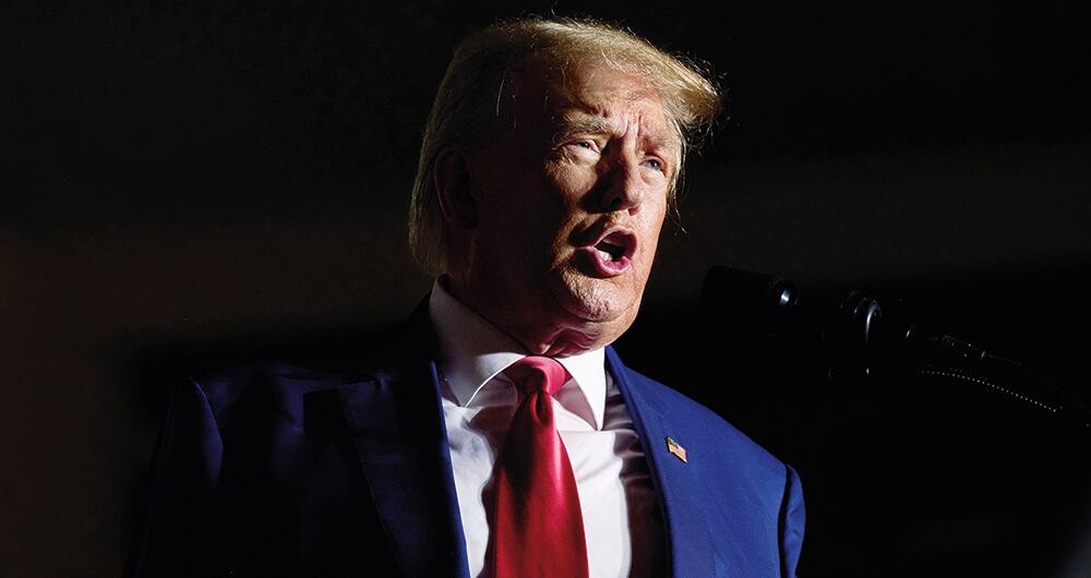 Donald Trump ha tenido que comparecer ante varios tribunales en 2023.