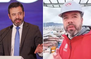Galán señaló los meses previstos para completar varias obras de la primera línea del Metro.