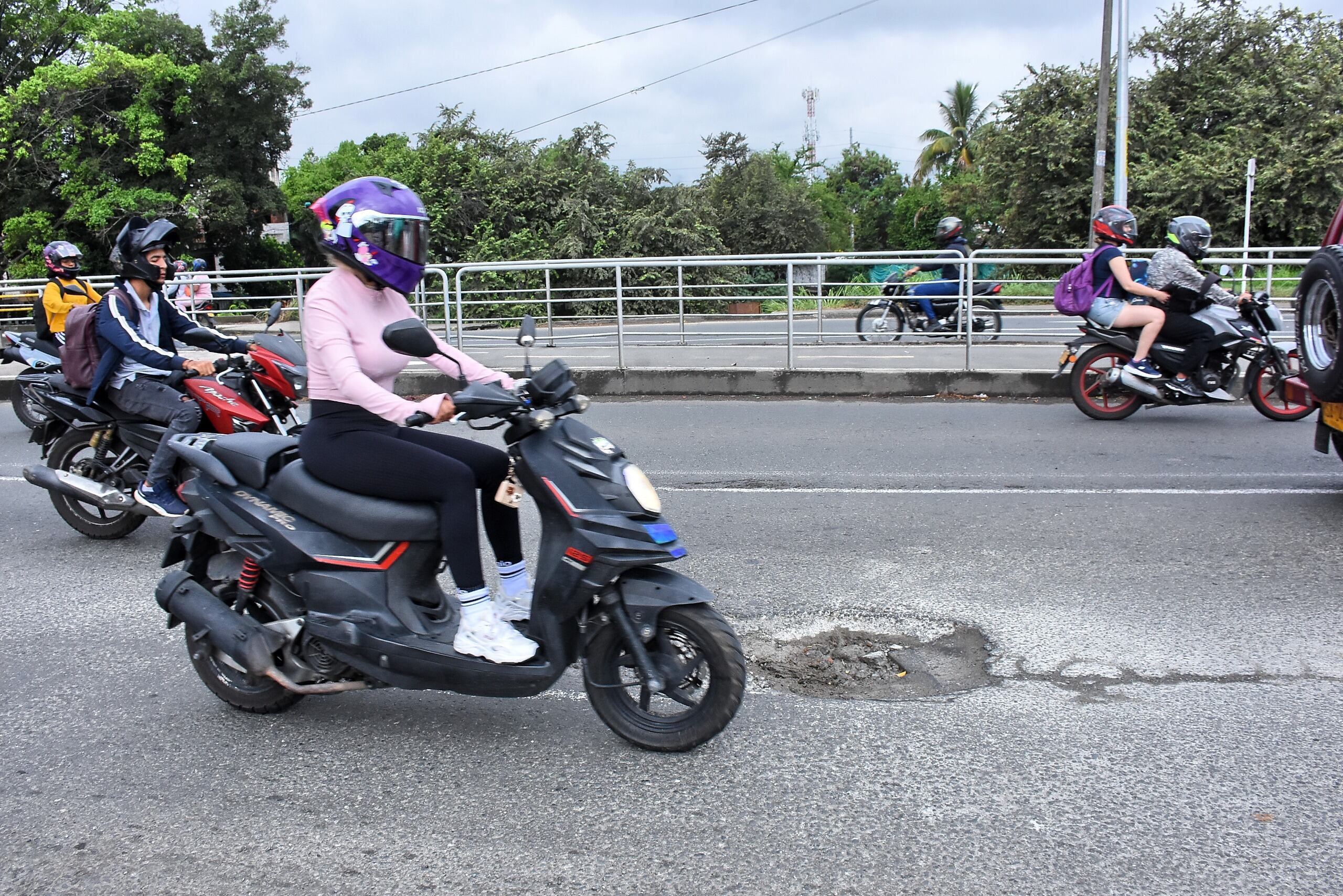 El País Denuncia, Hueco en la Simón Bolívar al frente de la Escombrera