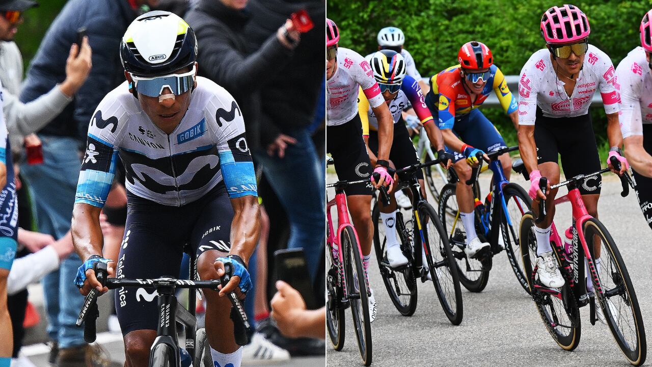 Nairo y Egan en la etapa 11 brillaron. Carapaz ganó y movió la clasificación del Giro