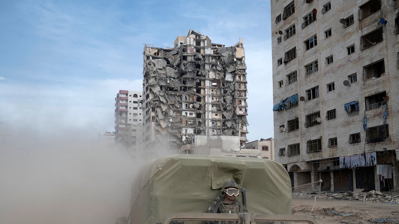 Tropas del ejército de Israel en Gaza.