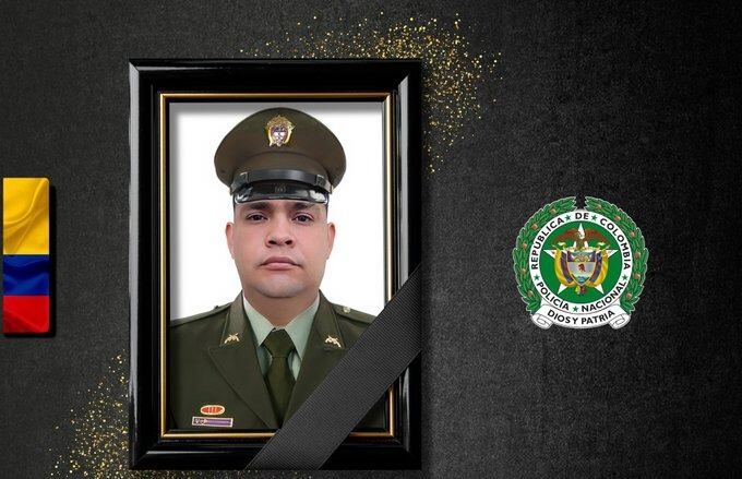 La víctima fue identificada como el patrullero Jean Carlos Calderón Mendoza.