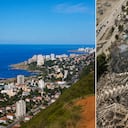 Este es el antes y después del doble terremoto en Macuto, Venezuela.