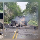 Volqueta acondicionada con explosivos para atacar base militar en Arauca.