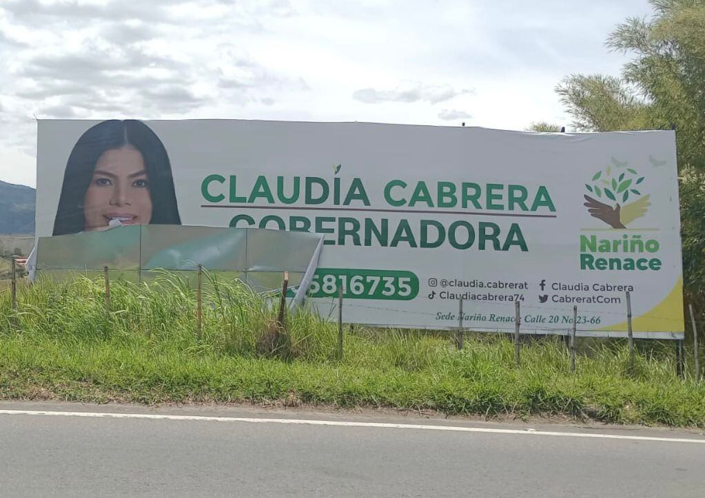 Claudia Cabrera es víctima de violencia en su campaña.