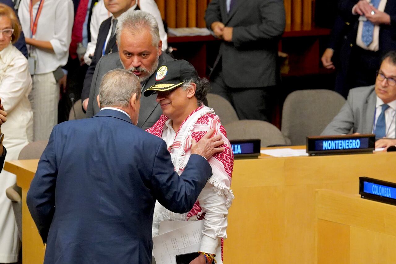 El presidente, Gustavo Petro, el 26 de septiembre de 2025 en Nueva York (Estados Unidos)