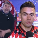Chacho Coudet y Rafael Santos Borré. DT y delantero de River Plate tuvieron encontronazo en pleno partido de Sudamericana