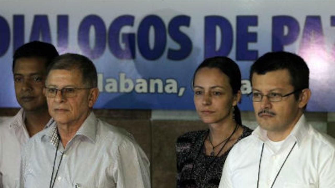 Miembros del equipo negociador de las FARC en La Habana.