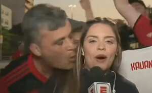 Jessica Dias fue acosada por seguidor del Flamengo.