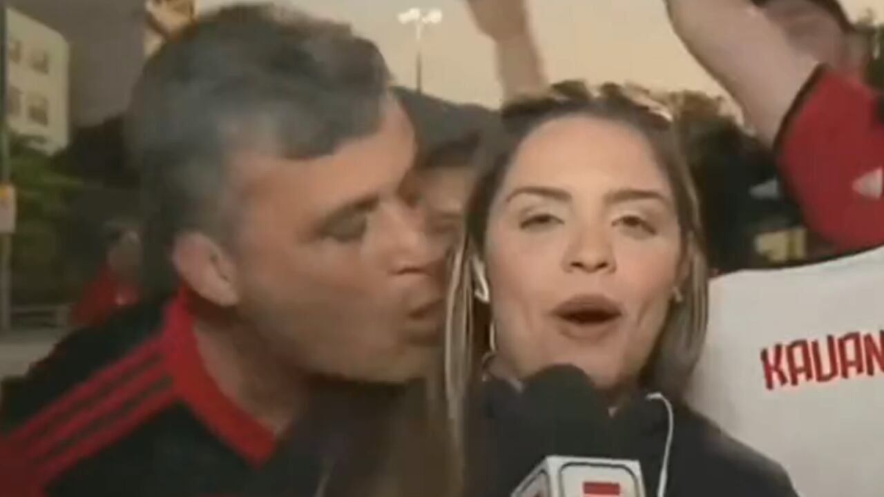 Jessica Dias fue acosada por seguidor del Flamengo.