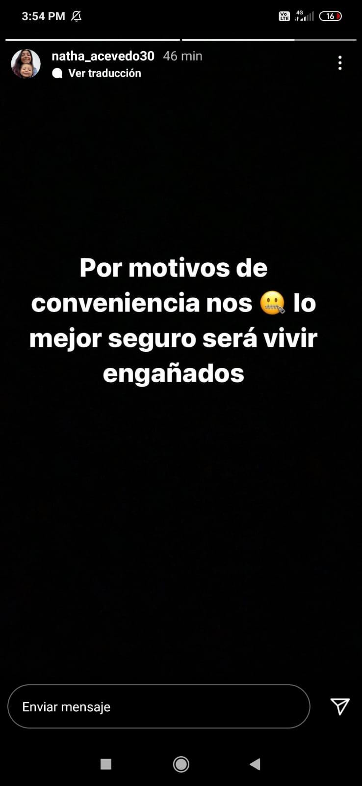 Historia esposa Miguel Ángel López. Foto: captura de pantalla