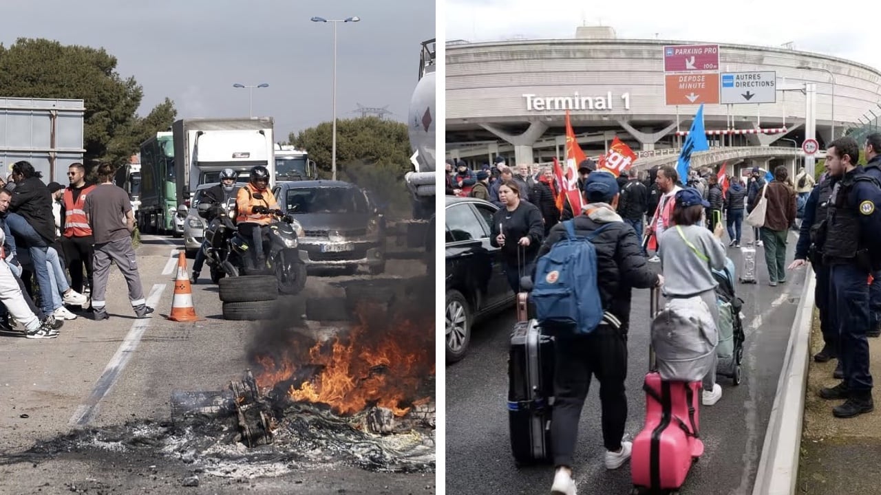 La terminal 1 del aeropuerto Charles de Gaulle de París ha sido la principal afectada