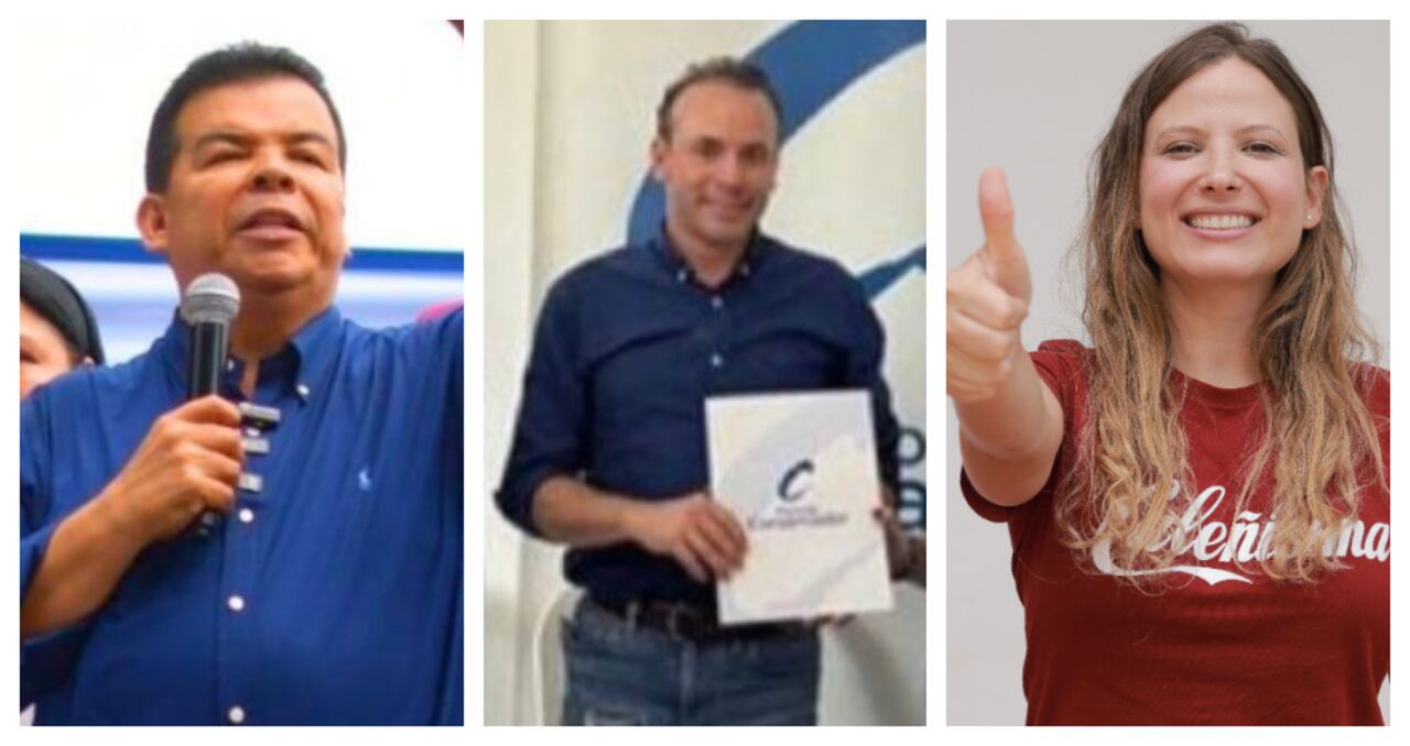 Roberto Ortiz, Alejandro Eder y Diana Rojas