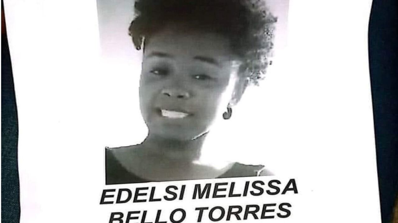 Edelsi Melissa Bello Torres, de 24 años, está desaparecida en Cartagena