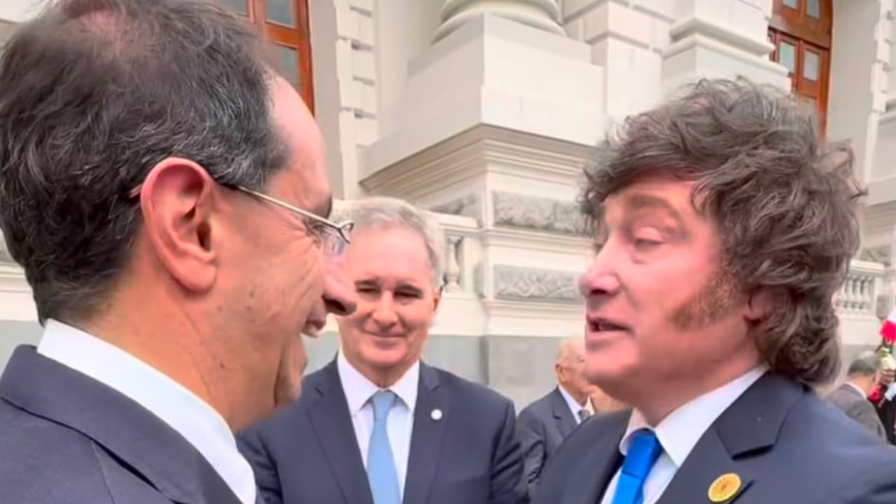 José Manuel Restrepo y Javier Milei.
