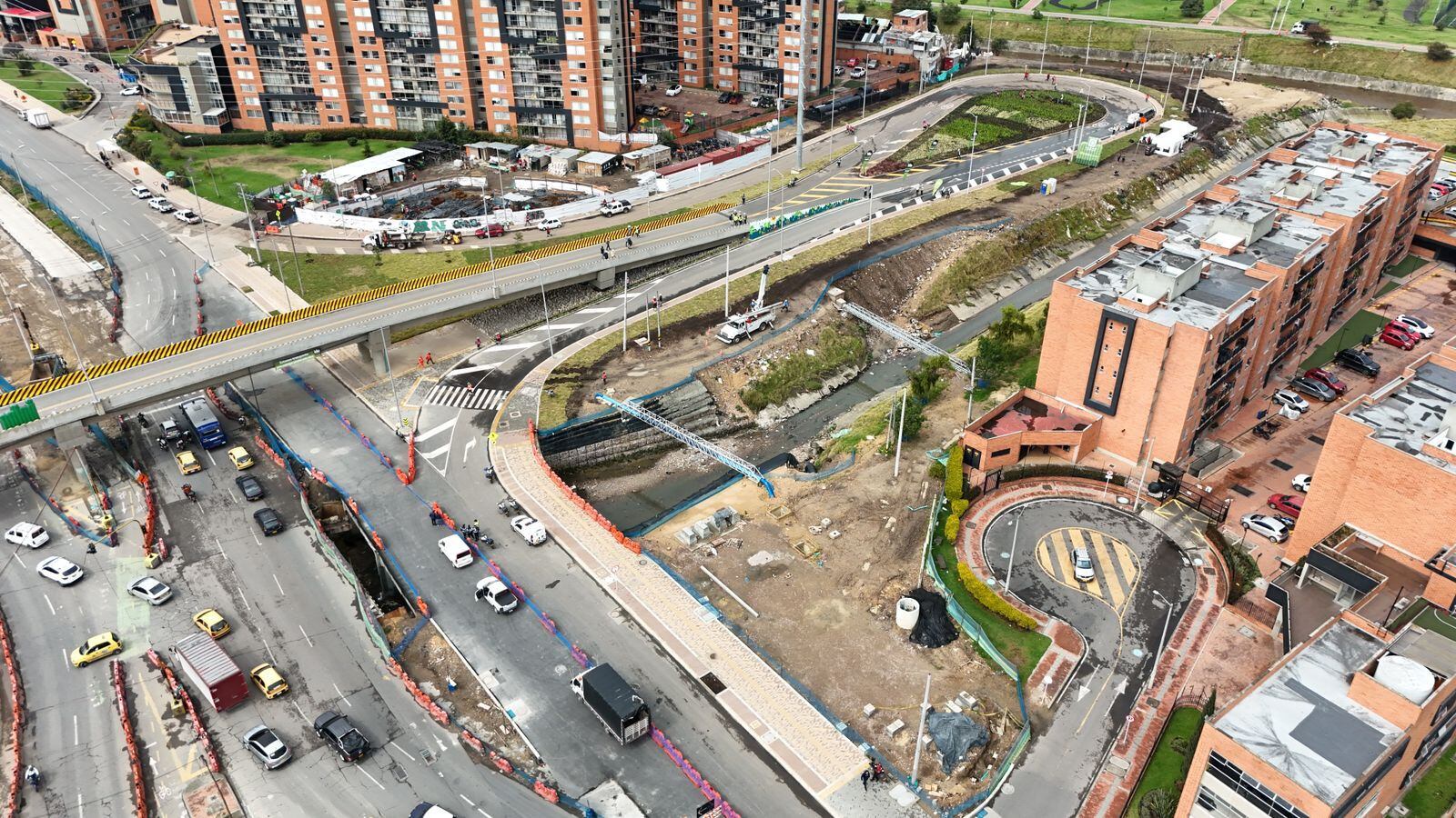 Puente de la calle tercera con Avenida 68