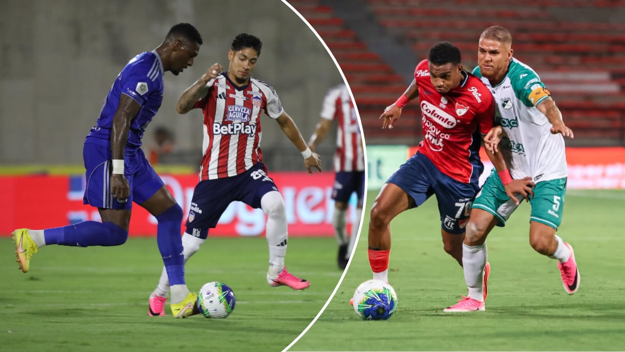 Junior vs. Millonarios y DIM vs. Cali correspondientes a la fecha 2 Liga BetPlay 2026-II