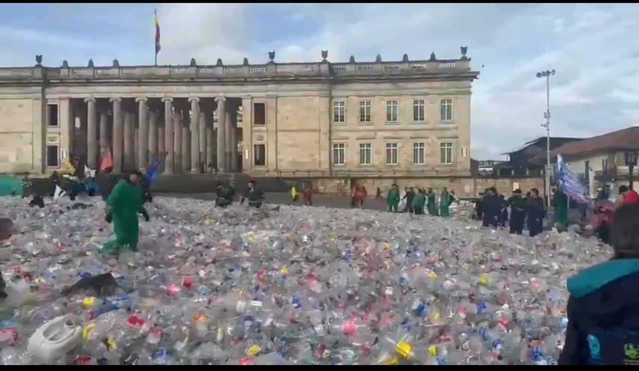 Plaza de Bolívar este 24 de junio.