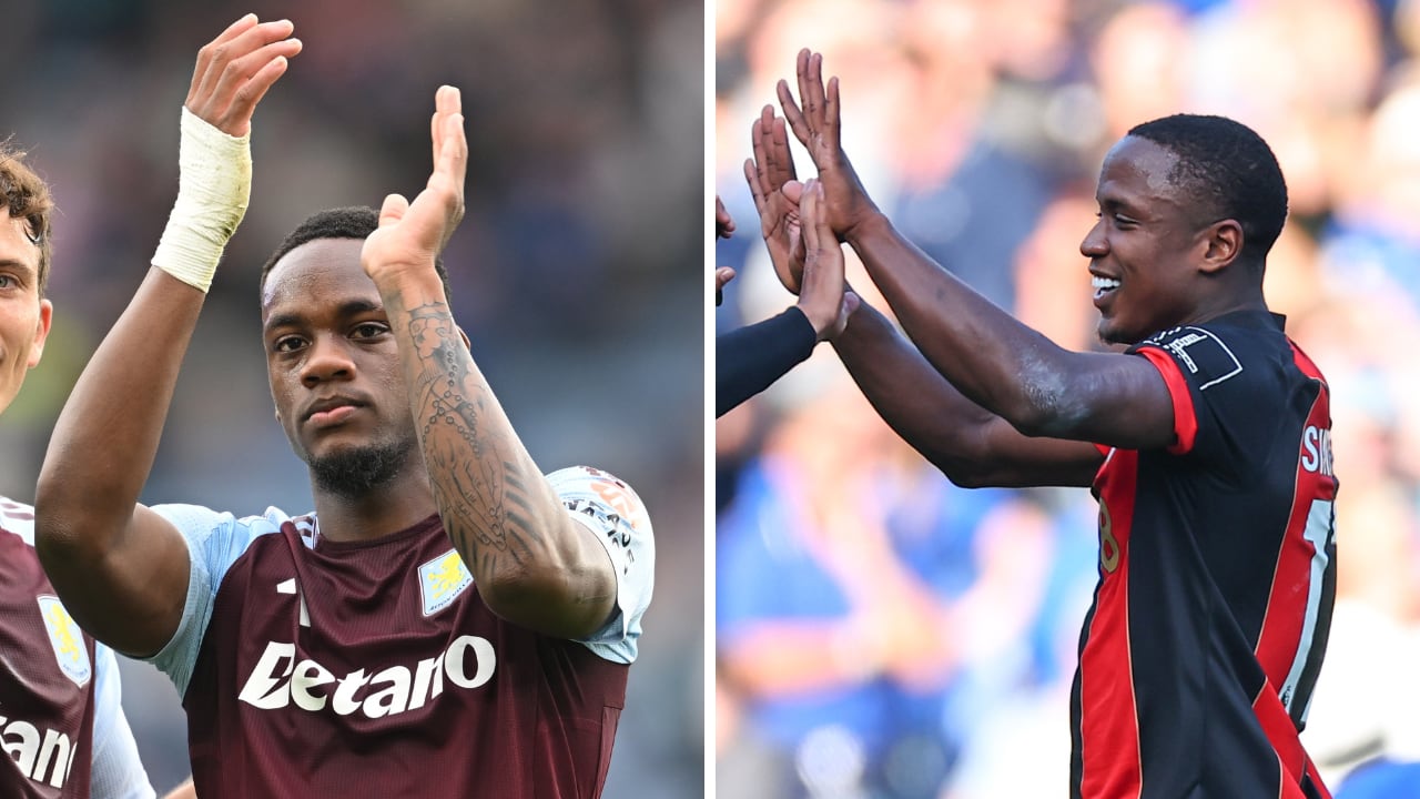 Jhon Durán y Luis Sinisterra en Premier League