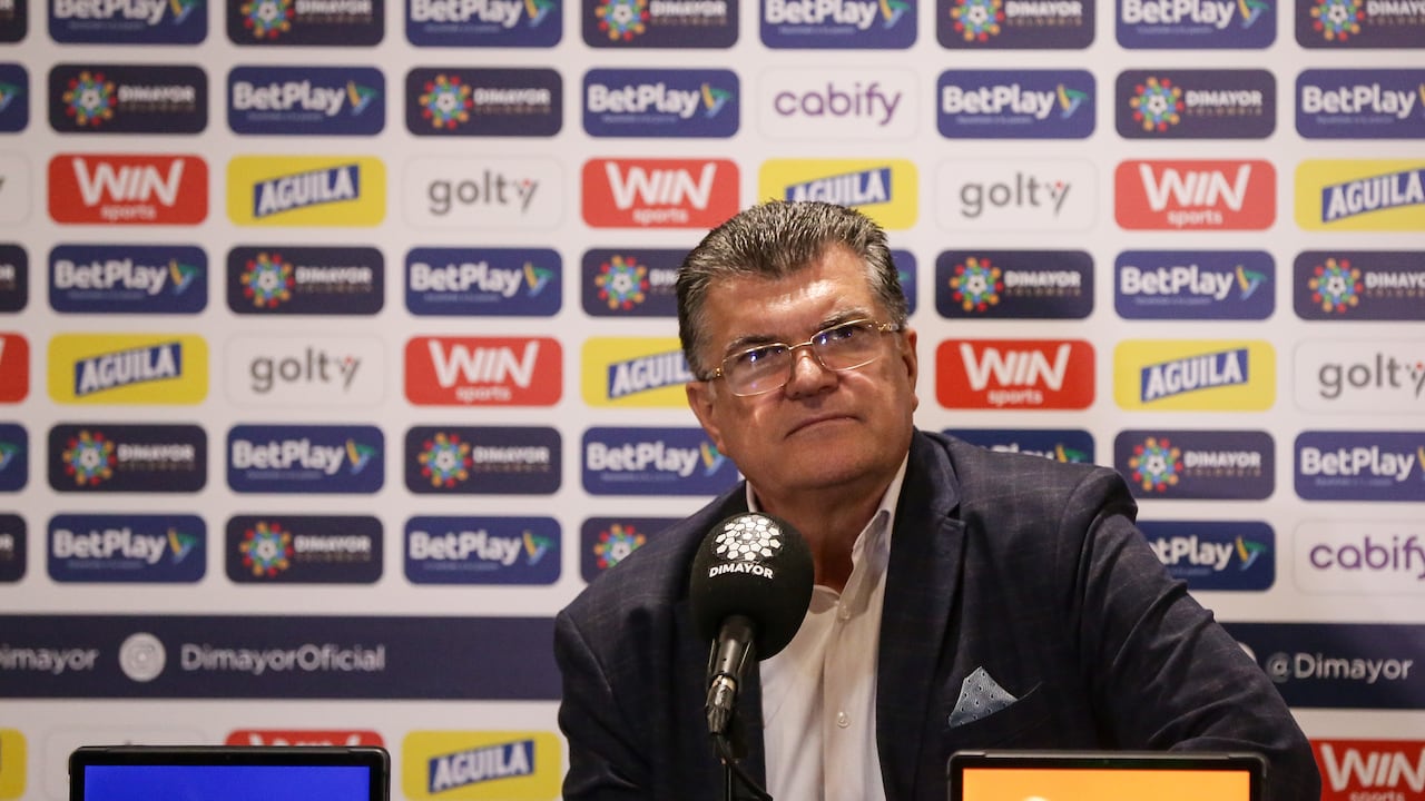 Bogotá. Marzo 26 de 2025. En la sede administrativa de la Federación Colombiana de Fútbol, Carlos Mario Zuluaga fue presentado oficialmente como el nuevo presidente de la DIMAYOR. (Colprensa - Catalina Olaya)