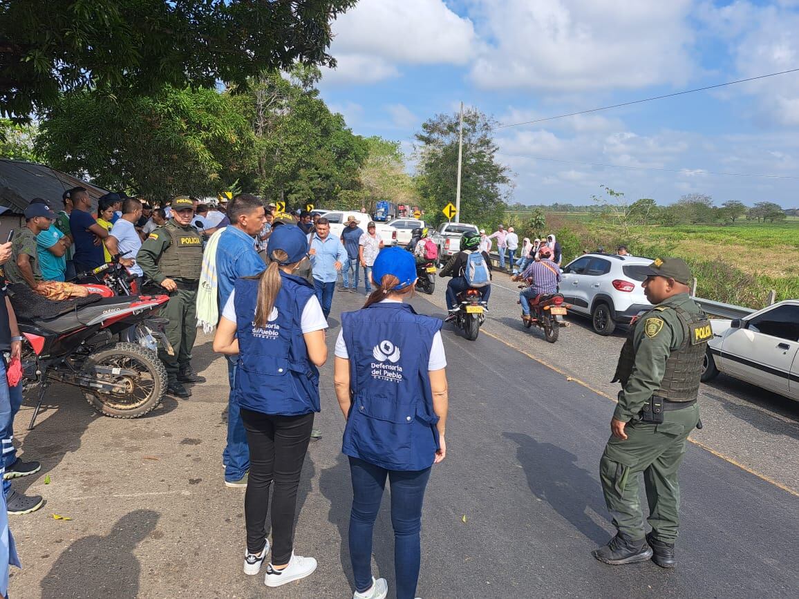 Se normaliza el tránsito entre Antioquia y Cesar tras bloqueos en La Mojana.