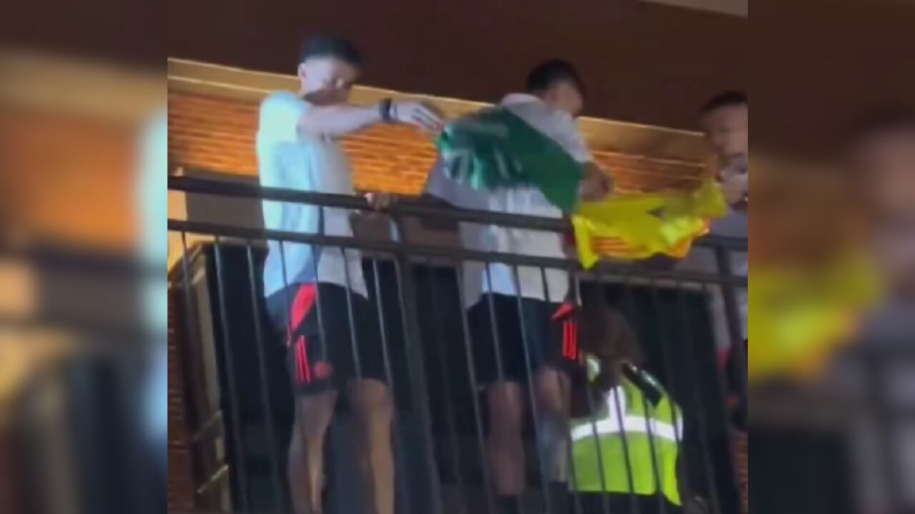 Luis Díaz durante el banderazo de la Selección Colombia en Copa América