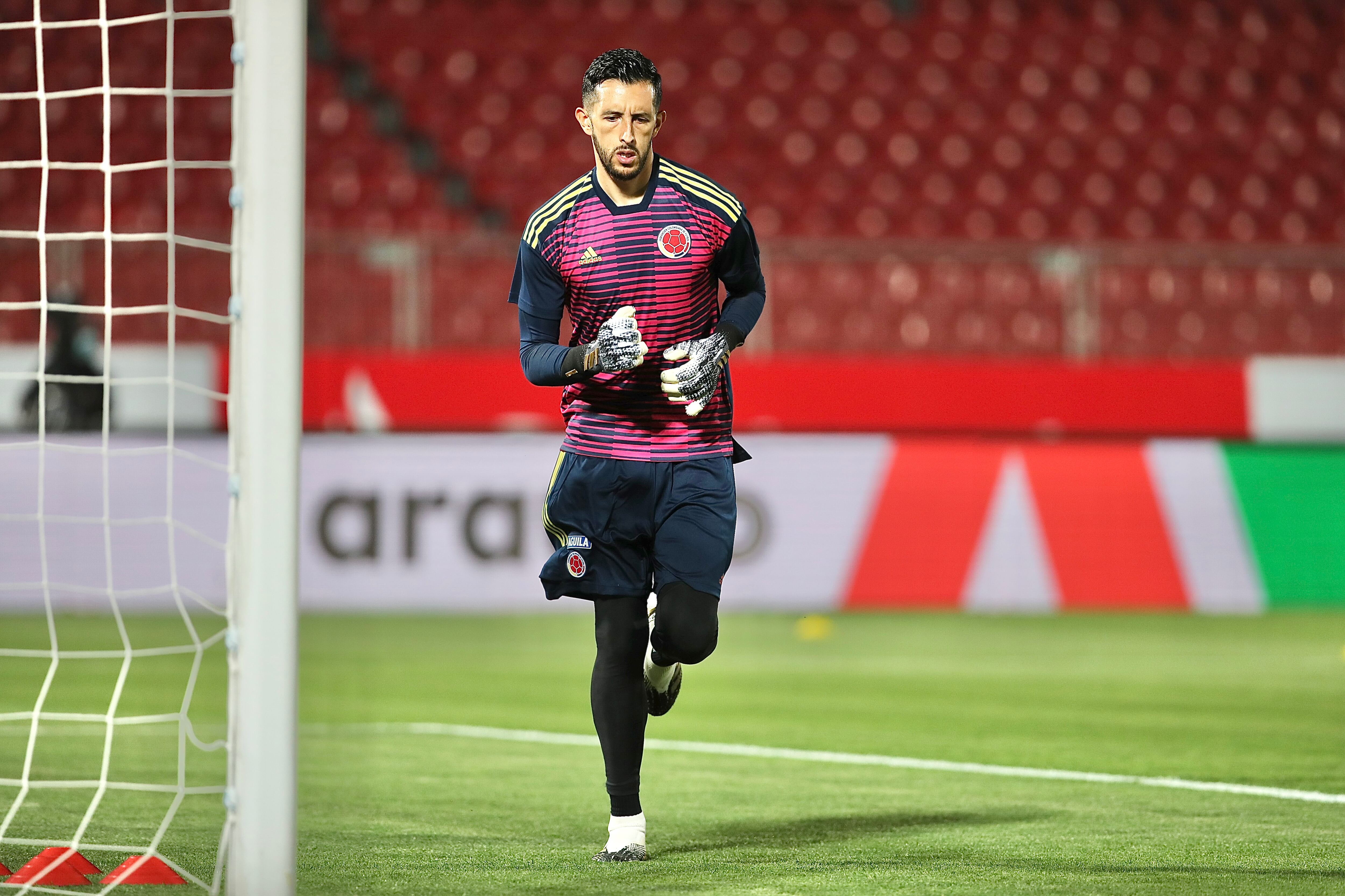 Calentamiento Selección Colombia en partido contra Chile