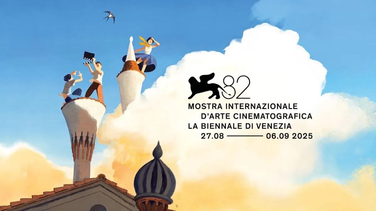 Afiche oficial del 82 Festival Internacional de Cine de Venecia.