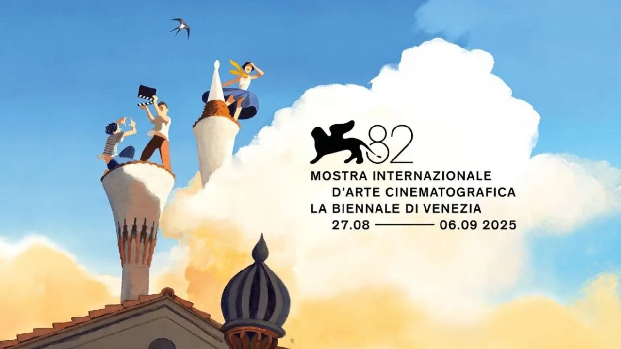 Afiche oficial del 82 Festival Internacional de Cine de Venecia.