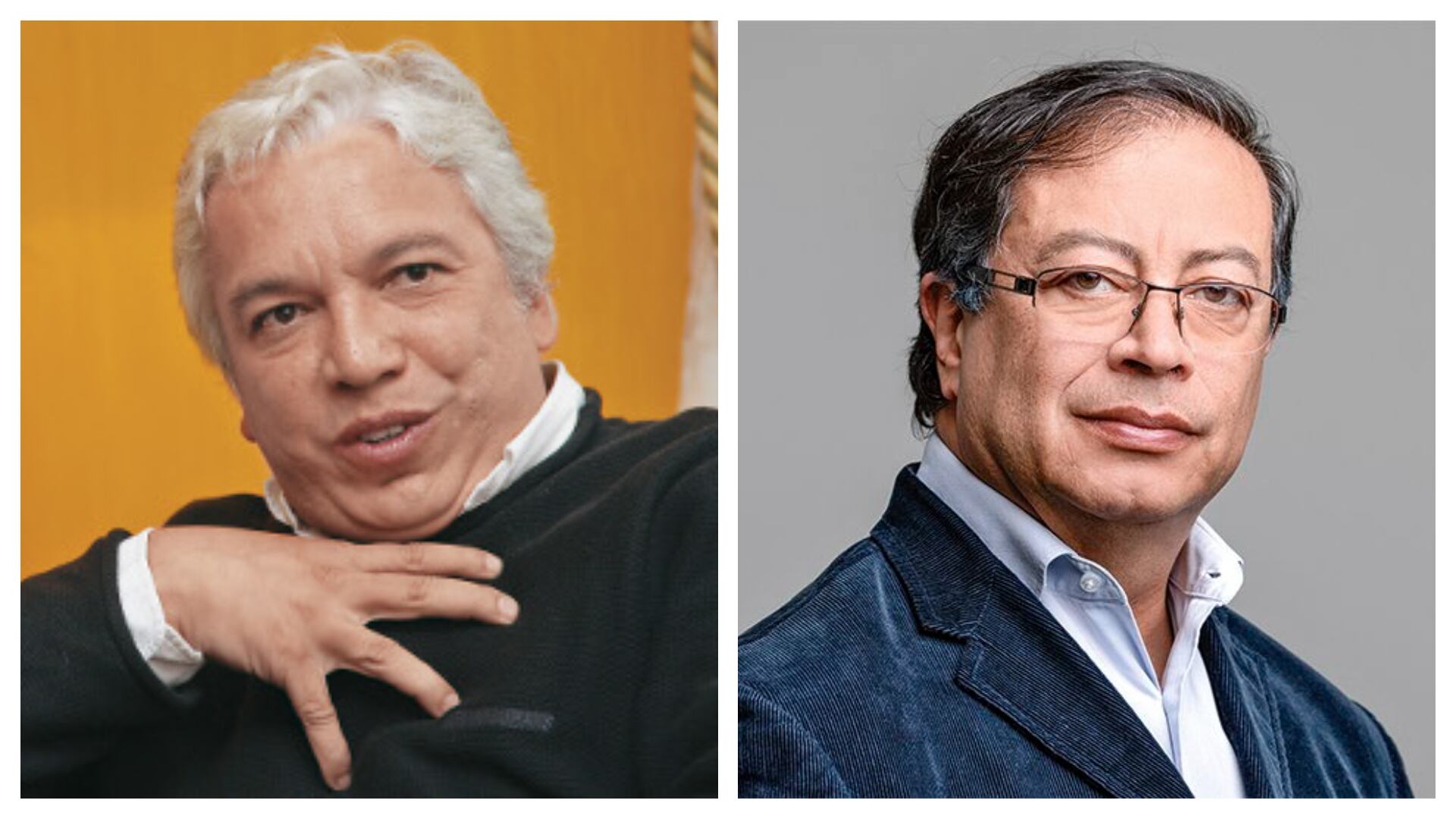 Carlos Alonso Lucio y Gustavo Petro.