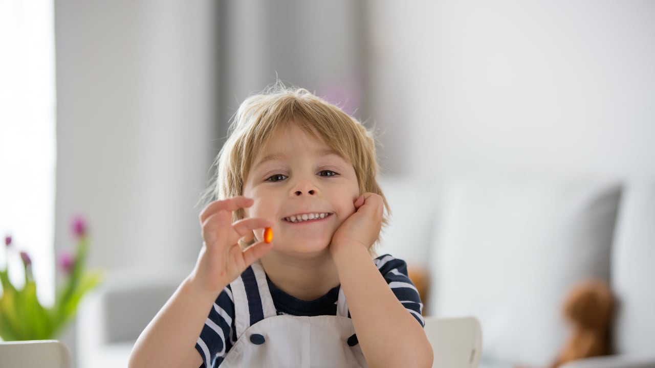 Estas vitaminas son efectivas para los niños.