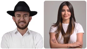José Luis Bohórquez y Eimy Suárez.